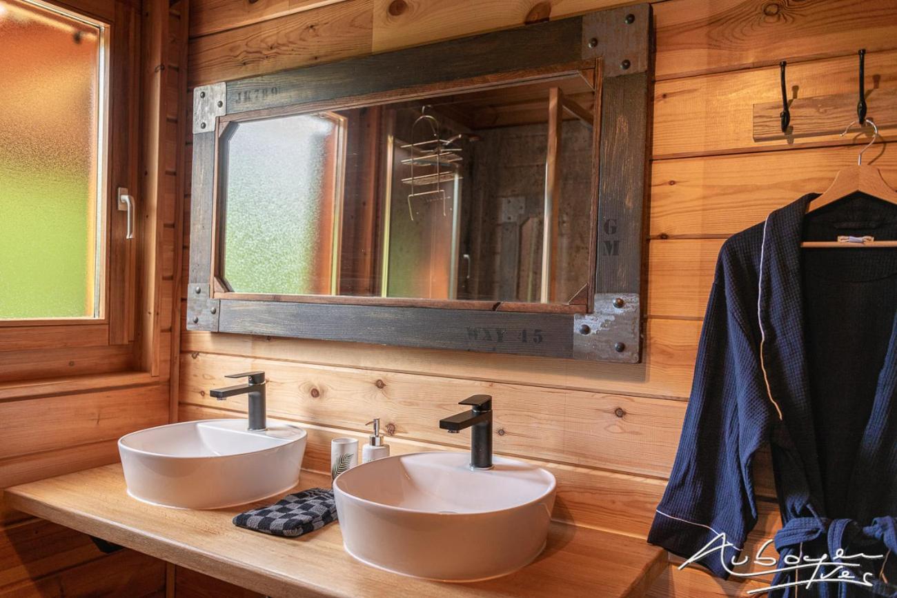 Chalet La Calougeotte, Jardin, Spa Et Sauna Prives Le Ménil Екстериор снимка